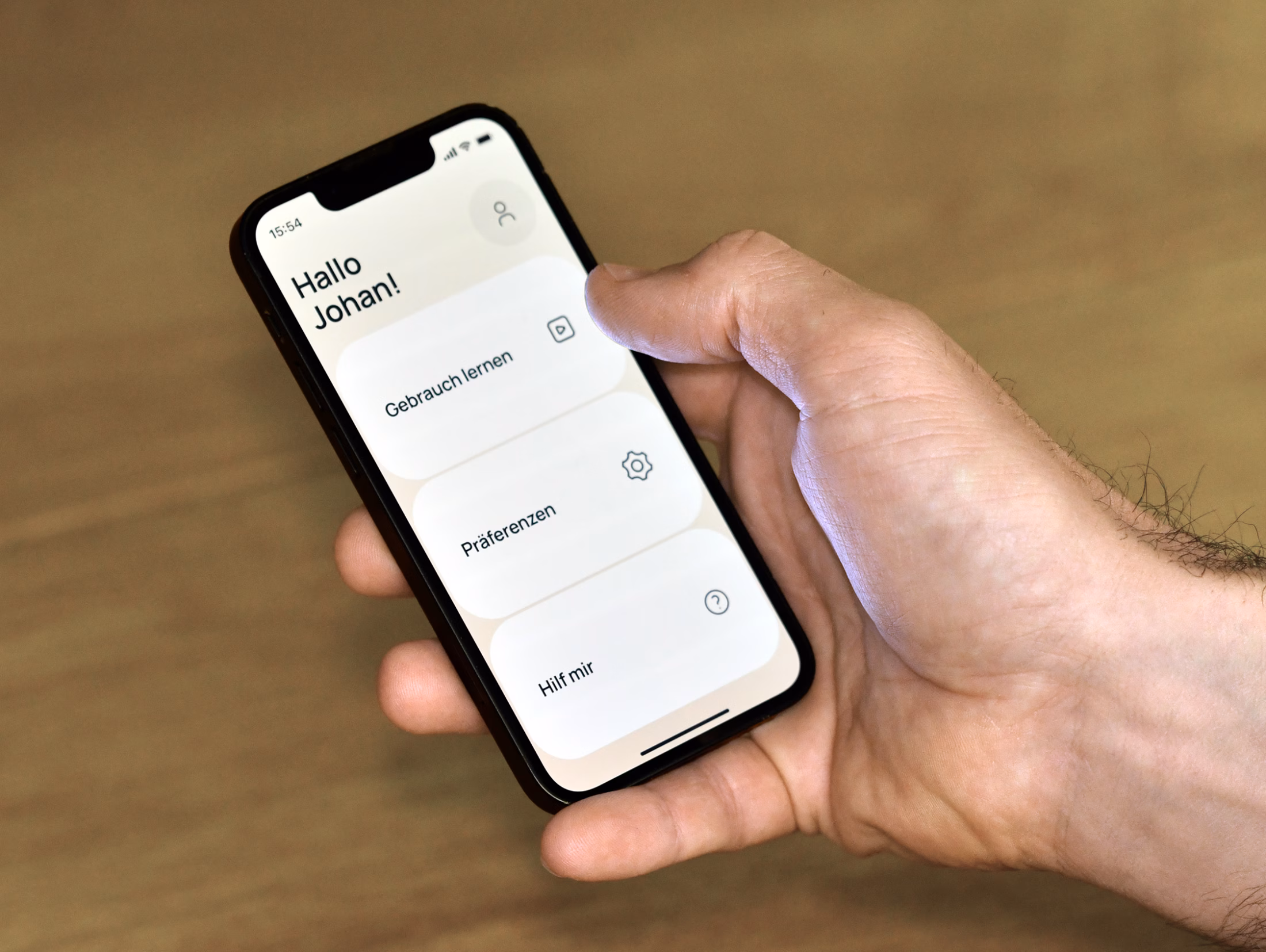 selbsthilfsfunktion parkinson app
